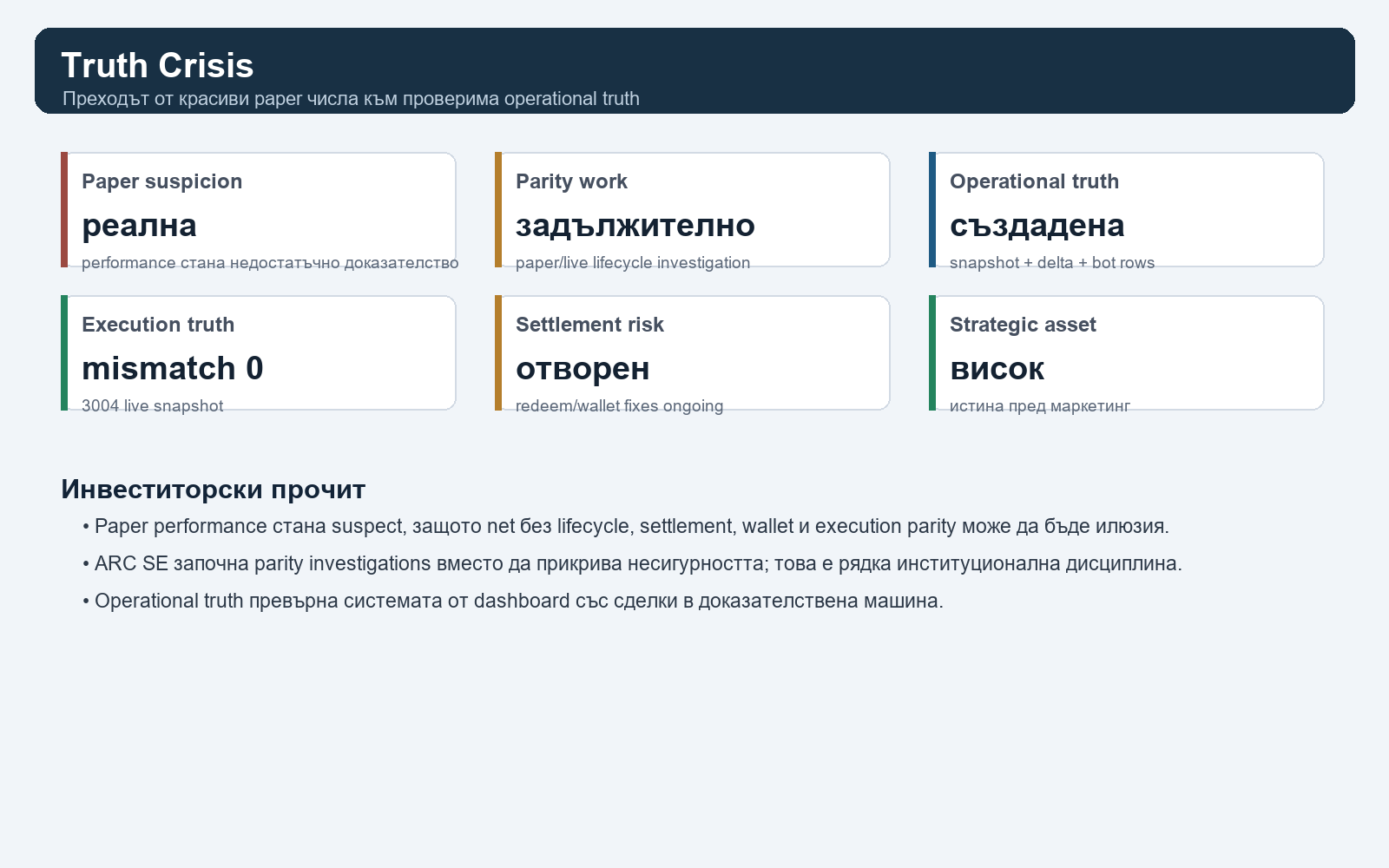 Truth crisis dashboard screenshot